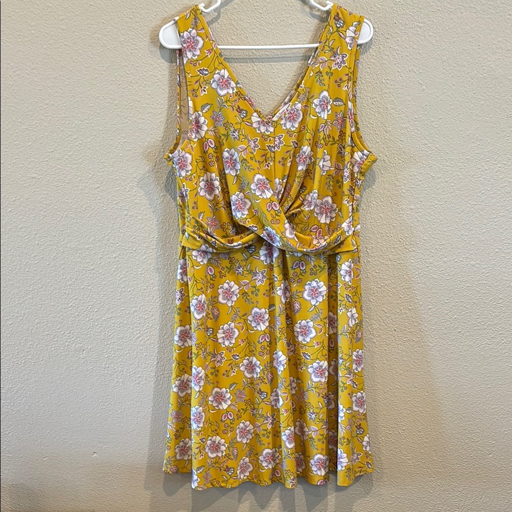 Candie's Yellow Sundress Sleeveless V-neck